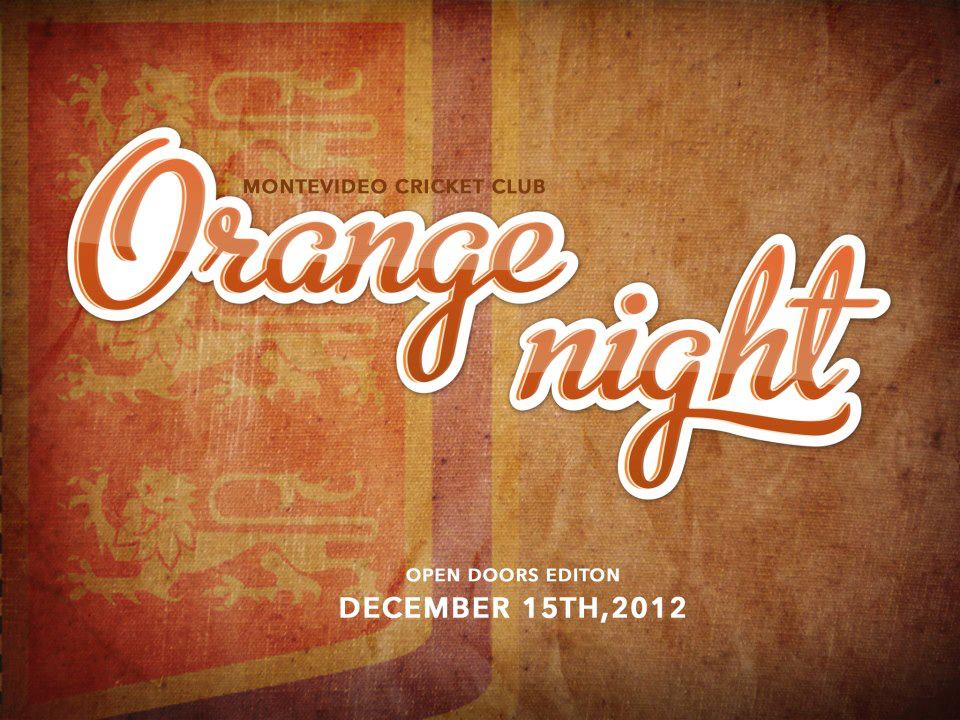 ¡Se viene la Orange Night!